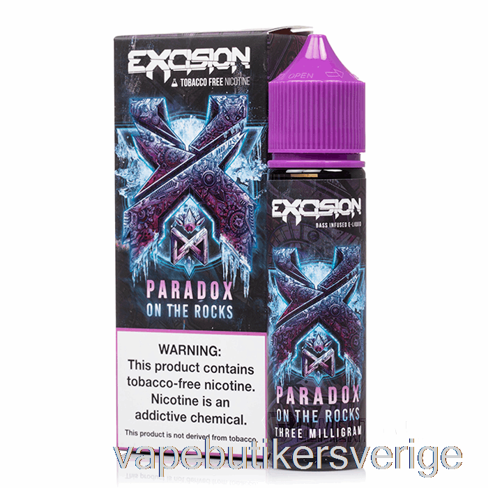 Vape Sverige Paradox On The Rocks - Excision - Alt Noll - 60ml 0mg